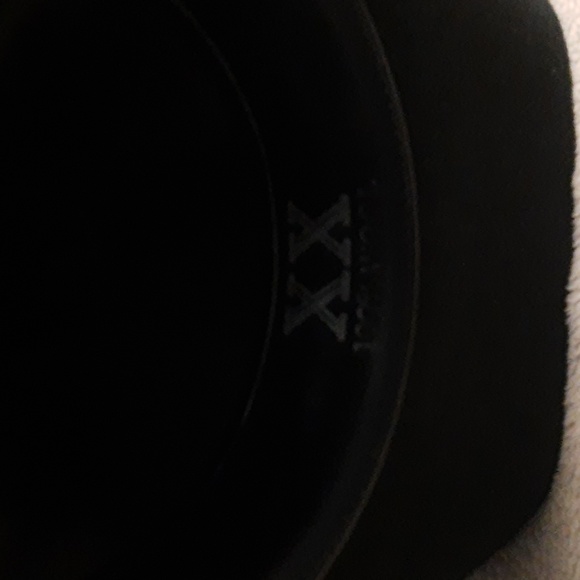 Cowboy Hat "Justin Hats" Cattleman Felt Black Hat XX 100% Wool Size 61(7 5/8) - Picture 5 of 10